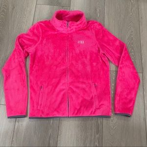 Vs Pink fuzzy jacket